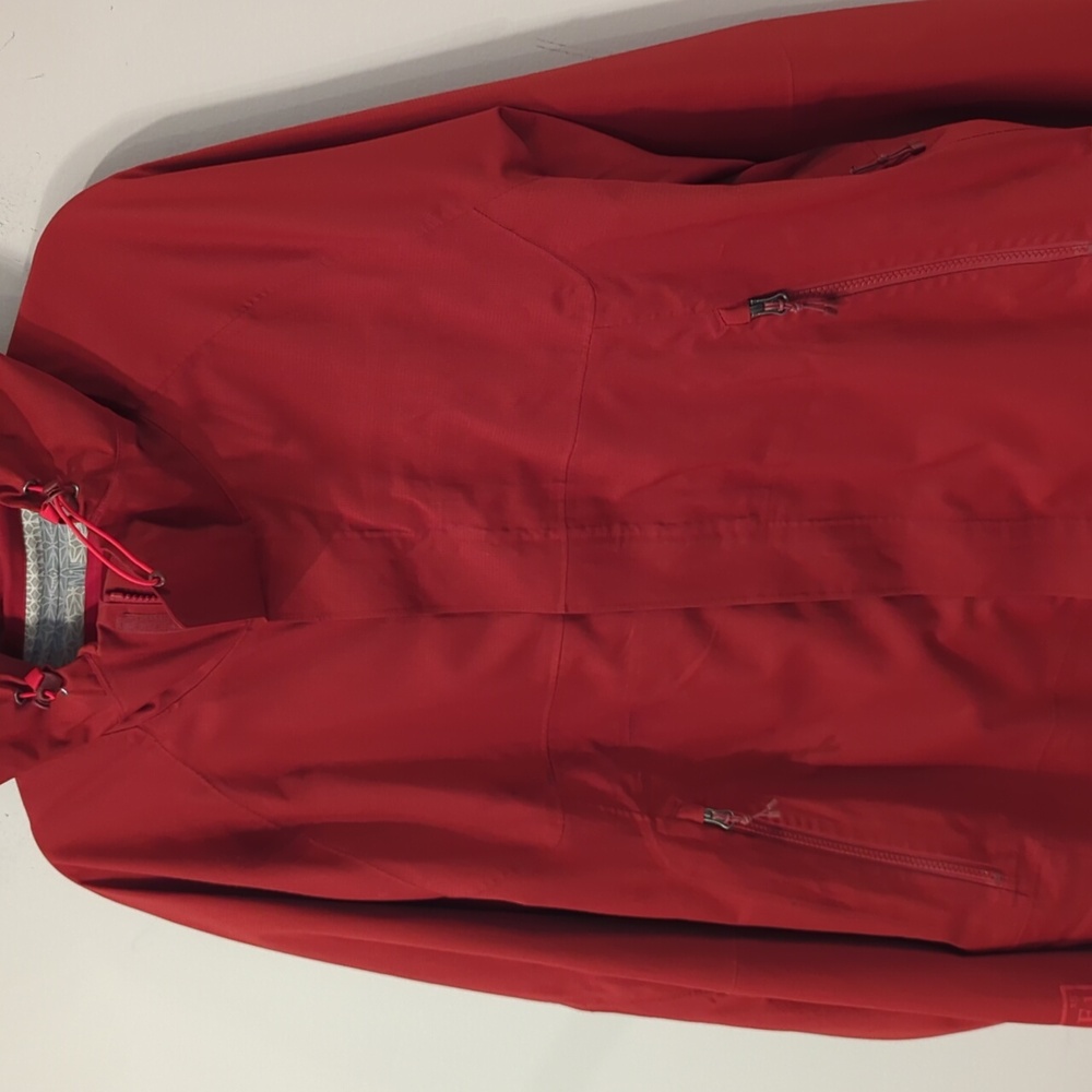REI Men's Windbreaker Red size XL Hooded‎ image 2
